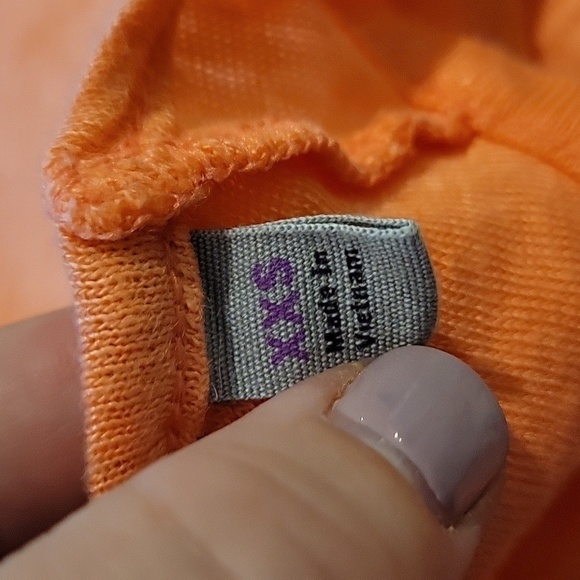 ATHLETA XXS pink/peach 100% linen tank with cutout at back - Picture 5 of 7